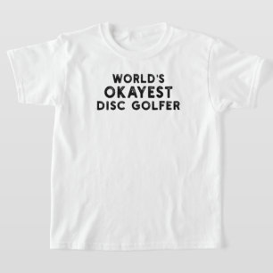 De beste golfspeler ter wereld op de disc t-shirt