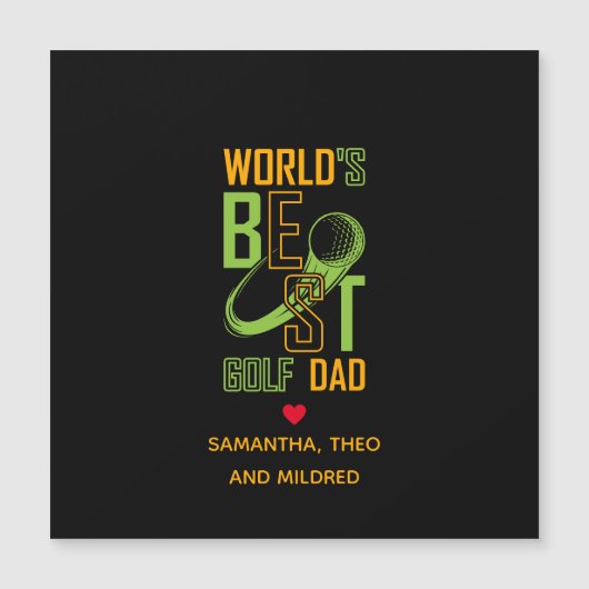 De beste Golfvader ter wereld | Papa Gifts (Voorkant)