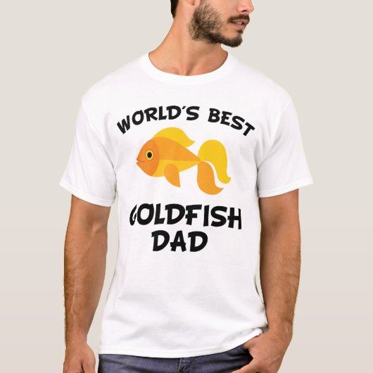 De beste goudvispap ter wereld t-shirt (Voorkant)