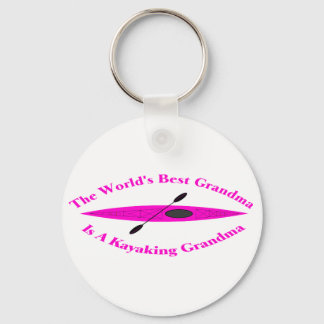 De beste grootmoeder ter wereld (roze) sleutelhanger