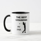 De beste grootmoeder van Par Golf Nana Golfer Pun  Mok (Links)