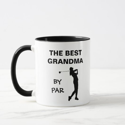 De beste grootmoeder van Par Golf Nana Golfer Pun  Mok (Links)