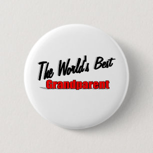 De beste grootouder ter wereld ronde button 5,7 cm