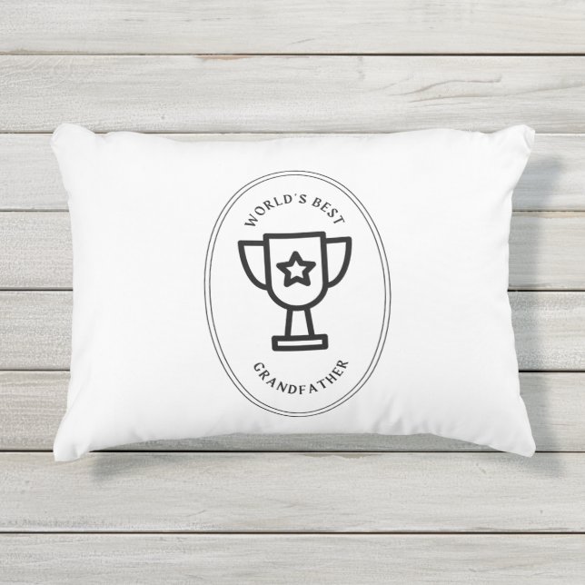 De beste grootvader ter wereld buitenkussen (Voorkant)