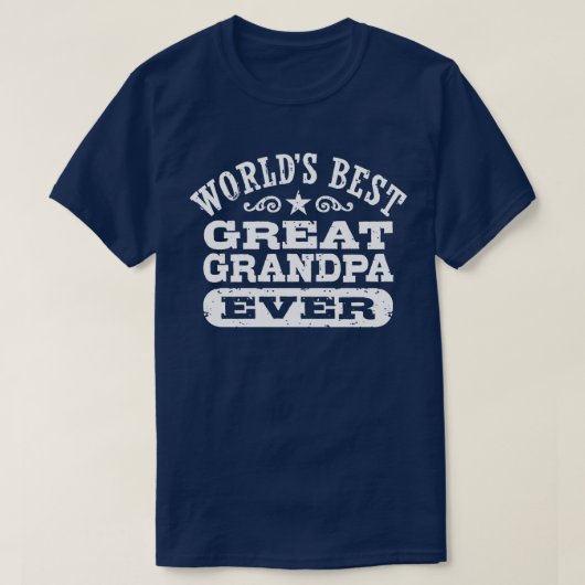 De beste grote opa ooit ter wereld t-shirt (Design voorkant)