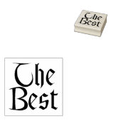 De beste grote rubberen stempel geen handvat (Gestempeld)