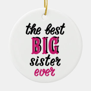 De beste grote zus ooit keramisch ornament