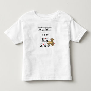 De beste grote zuster ter wereld kinder shirts