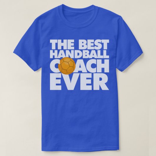 De beste handbal coach ooit grappig t-shirt (Design voorkant)