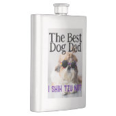 De beste hond pap Shih Tzu niet Vaders Dag Flacon (Rechts)
