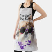 De beste hond pap Shih Tzu niet Vaders Dag Schort (Insitu)