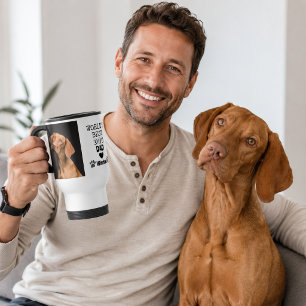 De beste hond ter wereld - Dad Heart Paw 2 Foto Reisbeker