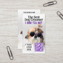 De beste hond trimmer Shih Tzu Niet Logo QR code