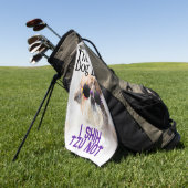 De beste hond vader Shih Tzu Niet Vaderdag Golfhanddoek (Groen)