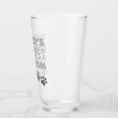 De beste hondenmoeder ter wereld glas (Links)