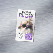 De beste hondentrimmer Shih Tzu Niet Logo QR-code