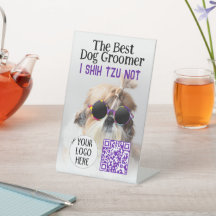 De beste hondentrimmer Shih Tzu Niet Logo QR-code