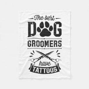 De beste hondentrimmers hebben Tattoos Funny Trend Fleece Deken