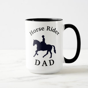 De beste 'Horse Rider DAD' ooit! Vaderdag Mok