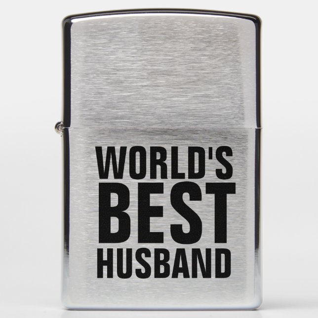 DE BESTE HUSBAND ZIPPO-LIGHTERS TER WERELD (Voorkant)