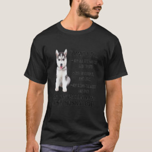 De Beste Husky Hond Papa Gelukkige Vaderdag T-shirt