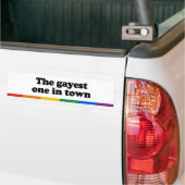 De beste in de stad bumpersticker (Op Truck)