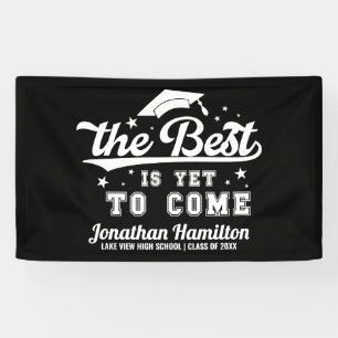 De Beste Is Nog Niet Geweest Zwarte Afstudeerfeest Spandoek
