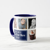 De beste Jouw tekst hier op zee - Aangepaste foto Mok (Voorkant links)