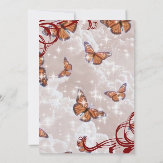 De beste kaart uitnodiging schattig en lief (Achterkant)