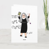 De beste Kaart van de Verjaardag van de Non (Achterkant)