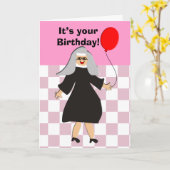 De beste Kaart van de Verjaardag van de Non (Gele Bloem)