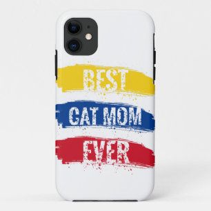De beste kat-mam ter wereld iPhone 11 hoesje