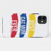 De beste kat-mam ter wereld Case-Mate iPhone case (Achterkant (horizontaal))