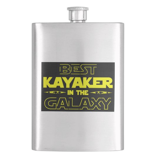 De beste kayaker in de melkweg flacon (Voorkant)