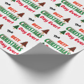 De beste kerst ooit! Bomen inpakpapier (Hoek)