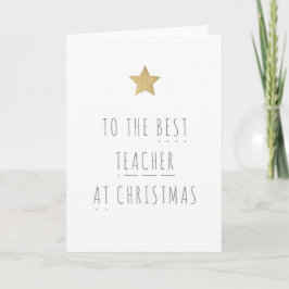 De beste Kerstkaart van de Leraar - Phonics Feestdagen Kaart