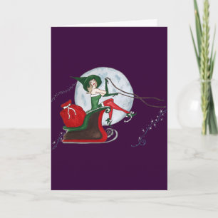 De beste Kerstkaart van Heksen Feestdagen Kaart