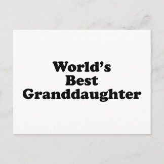 De beste kleindochter ter wereld briefkaart