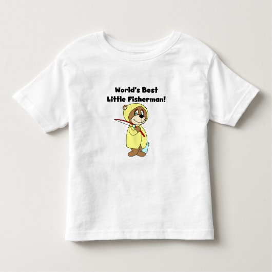 De beste kleine visser ter wereld kinder shirts (Voorkant)