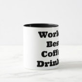 De beste koffiedrinker ter wereld mok (Midden)