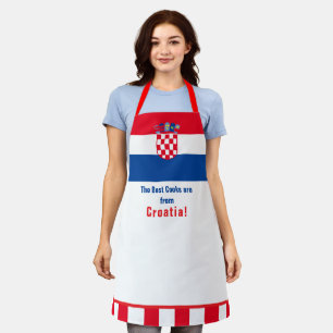 De beste koks komen uit Kroatië! Adult Apron Schort