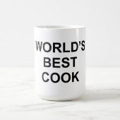 De beste kook ter wereld koffiemok (Center)