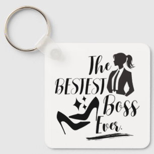 De beste Lady Boss Sleutelhanger