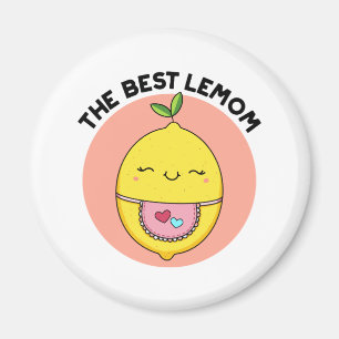 De beste Lemom Funny Lemon Pun Magneet