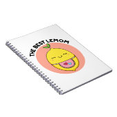 De beste Lemom Funny Lemon Pun Notitieboek (Rechterzijde)