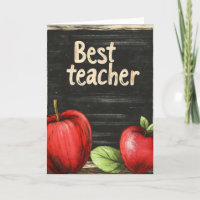 De beste leraar appels