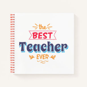 De beste leraar ooit notitieboek