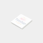 De beste leraar ooit post-it® notes (Schuin)