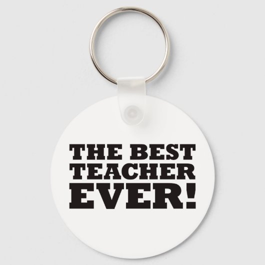 De beste leraar ooit sleutelhanger (Voorkant)