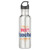 De beste leraar ooit waterfles  (Voorkant)